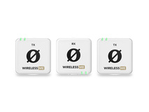 RODE Wireless ME Dual Channel Wireless Microphone System (2TX/1RX, White)