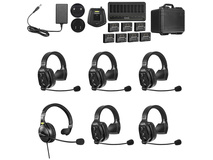 Saramonic WiTalk-WT6S 6-Person Wireless Intercom System with Single-Ear Remote Headsets (1.9 GHz)