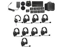 Saramonic WiTalk-WT9S 9-Person Wireless Intercom System with Single-Ear Remote Headsets (1.9 GHz)