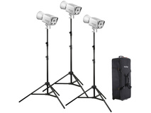 Godox Litemons LA300Bi Bi-Color LED Monolight (3-Light Kit)