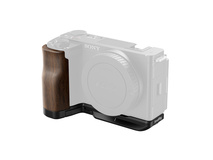 SmallRig 4864 L-Shape Mount Plate with Wooden Handle for Sony ZV-E10 II