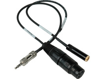 Sescom IPHONE-MIC-1 TRRS to XLR Mic & 3.5mm Monitoring Jack Cable