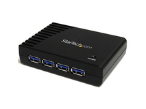 StarTech 4-Port SuperSpeed USB 3.0 Hub (Black)