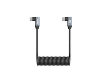 SmallRig 4793 Angled USB-C to Angled USB-C Coiled Data Cable (35cm)