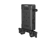 SmallRig 3498B V Mount Battery Adapter Plate (Basic Version) with Dual Rod Clamp
