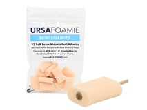 Ursa Straps Mini Foamies for Lavalier Microphones (12-Pack, Beige)