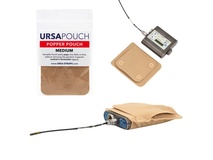 Ursa Popper Pouch (Medium, Beige)