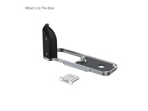 SmallRig 5216 L-Shaped Mount Plate with Silicone Handle for FUJIFILM X half (Silver)