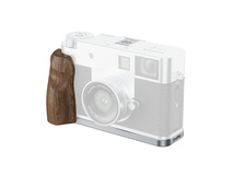 SmallRig 5223 L-Shaped Mount Plate with Wooden Handle for FUJIFILM X half (Silver)