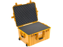 Pelican 1607 Air Wheeled Carry-On Hard Case (Yellow, With Foam)