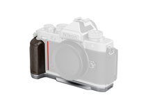 SmallRig 5707 L-Shaped Mount Plate with Wooden Handle for Nikon Z f (Silver)