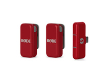 RODE Wireless Micro Ultra-Compact Wireless Microphone (USB-C, Red)