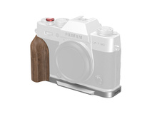 SmallRig 5667 L-Shaped Mount Plate with Wooden Handle for FUJIFILM X-T30 / X-T30 II / X-T30 III (Silver)