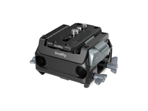SmallRig 5366 Manfrotto-Type Mount Plate Kit with 15mm Dual-Rod Clamp