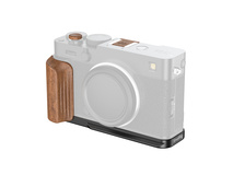 SmallRig 5985 L-Shaped Mount Plate with Wooden Handle for FUJIFILM X-E5 (Rosewood, Black)