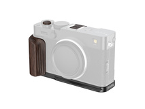 SmallRig 6237 L-Shaped Mount Plate with Wooden Handle for FUJIFILM X-E5 (Ebony, Black)