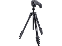 Manfrotto Compact Action Aluminum Tripod (Black)
