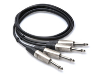 Hosa HPP-005X2 Pro 1/4'' Cable 5ft (Dual)