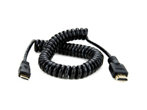 Atomos Full to Mini HDMI Coiled Cable (50-65 cm)