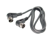Hosa MID-303RR MIDI Cable 3ft (angled)