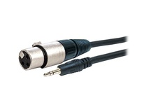 Comprehensive EXF Series Stereo 3.5mm Mini Male to 3-Pin XLR Female Cable - 10'