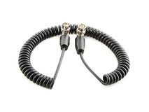 SHAPE SDI Cable with Right Angle BNC Connectors (Coiled, 20")