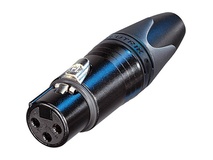 Neutrik NC3FXX-BAG 3 Pole Female Cable Connector - Silver Contacts