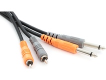 Hosa CPR-204 1/4'' to RCA Cable 4m (Molded Plugs)