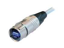 Neutrik 32.81' (10 m) etherCON Cat6 Patch Cable with Cable Plug Carrier on One End