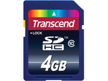 Transcend 4GB SDHC Memory Card Class 10