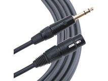 Mogami Gold 1/4" TRS Male to XLR Male Balanced Quad Patch Cable - 10'
