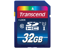Transcend 32GB SDHC Memory Card Premium Class 10 UHS-I