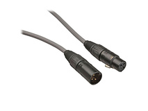 Canare L-4E6S Star Quad XLRM to XLRF Microphone Cable - 25' (Gray)