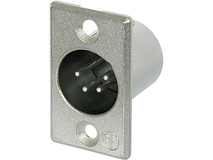 Neutrik 4-Pole Male Receptacle with Soldered Contacts