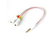 PC Headset to Smart phone Adapter (iPhone)