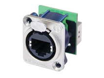 Neutrik NE8FDP - EtherCon Series RJ45 Feedthrough Receptacle (Silver)
