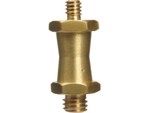 Impact Short Double Male Stud for Super Clamps with 1/4"-20 & 3/8" Threads