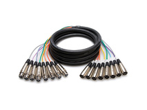 Hosa XLR807 8-Channel Male 3-Pin XLR to Female 3-Pin XLR Snake Cable - 23.1' (7 m)