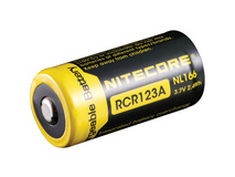 Nitecore RCR123A Li-Ion Rechargeable Battery (3.7V, 650mAh)