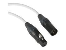 Kopul Premium Performance 3000 Series XLR M to XLR F Microphone Cable - 10' (3.0 m), White