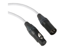 Kopul Premium Performance 3000 Series XLR M to XLR F Microphone Cable - 20' (6.1 m), White