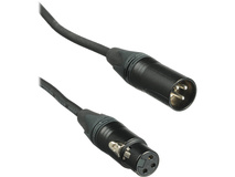 Kopul Premium Performance 3000 Series XLR M to XLR F Microphone Cable - 50' (15.2 m), Black