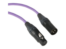 Kopul Premium Performance 3000 Series XLR M to XLR F Microphone Cable - 50' (15.2 m), Violet