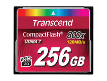 Transcend 256GB 800x CompactFlash Memory Card UDMA