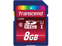 Transcend 8GB SDHC Ultimate 600x Class 10 UHS-I Memory Card