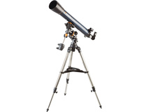 Celestron AstroMaster-90 EQ 90mm 3.5"/90mm Refractor Telescope Kit