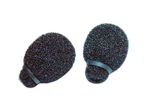 Rycote Miniature Black Lavalier Foam - (Black 2 Pack)