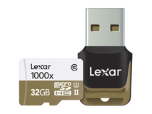 Lexar 32GB Professional UHS-II 1000x microSDHC Memory Card (Class 10, U3)