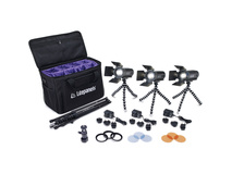 Litepanels Caliber LED Fresnel 3-Light Kit with Soft Case