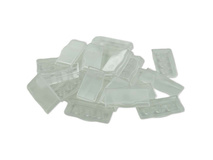 X-keys XK-A-528-R Wide Keycaps (Transparent, Pack of 10)